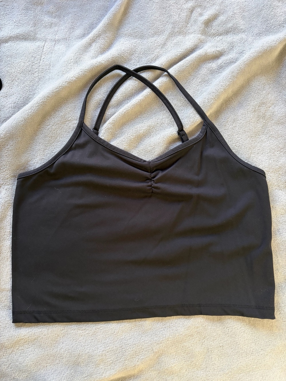Francesca’s (Miami) Black Camisole Top (Cropped)